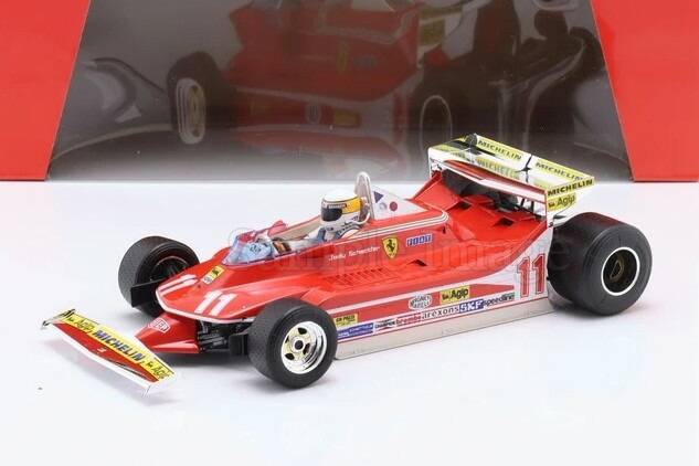 ブラーゴ 1/18 フェラーリ 312T4 #11 イタリアGP 優勝 F1ワールドチャンピオン ジョディ シェクター Bburago 1:18 Ferrari 312T4 N11 Winner Italien GP F1 World Champion Jody Scheckter
