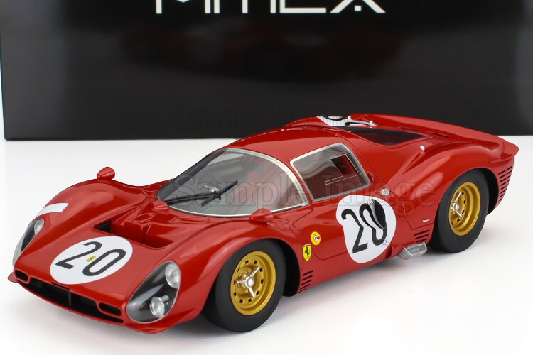 MITICA-R 1/18 フェラーリ 330 P3 4.0L V12 クーペ シャシー0848 野球クラブ フェラーリ SEFAC #20 ル マン24第四次元 1966 ルドヴィコ スカルフィオッティ/マイクロホン パークスMITICA-R 1:18 FERRARI 330 P3 4.0L V12 COUPE ch.0848 TEAM FERRARI SEFAC N20 24h LE MANS 1966