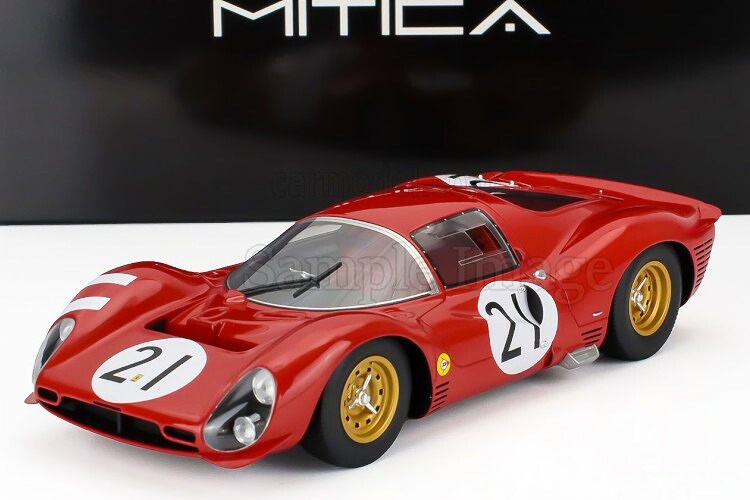 MITICA-R 1/18 フェラーリ 330 P3 4.0L V12 クーペ シャシー0848 野球クラブ フェラーリ SEFAC #21 ル マン24第四次元 1966 ロレンツォ バンディーニ/ジャン ギシェMITICA-R 1:18 FERRARI 330 P3 4.0L V12 COUPE ch.0848 TEAM FERRARI SEFAC N21 24h LE MANS 1966