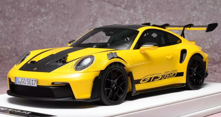 アイビーモデル 1/18 ポルシェ 911 992 GT3 RS ヴァイサッハ 2023 イエロー ブラックホイール Ivy Models 1:18 Porsche 911 992 GT3 RS Weissach 2023 Yellow Black Wheel