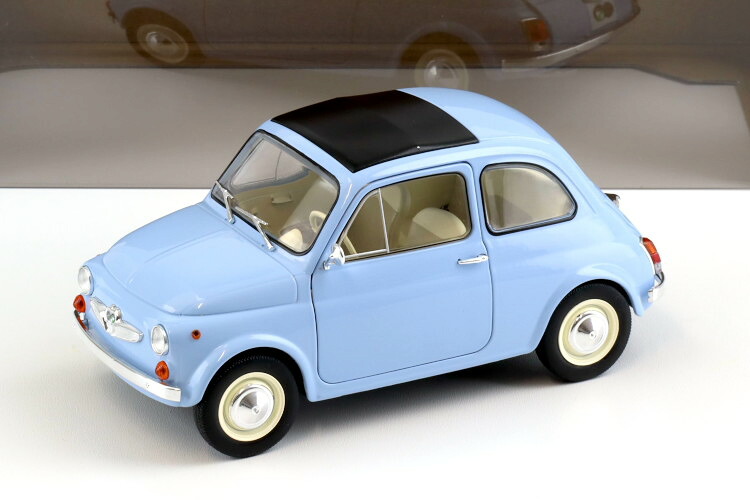 ソリド 1/18 シュタイア・プフ 500 スチールブルー 1969 開閉 Solido 1:18 Steyr Puch 500 steel blue 1969