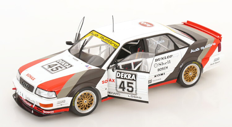ベルク83 1/18 アウディ V8 クワトロ #45 DTM チャンピオン 1991 ビエラ 開閉 Werk83 1:18 Audi V8 Quattro N45 DTM Champion 1991 Biela