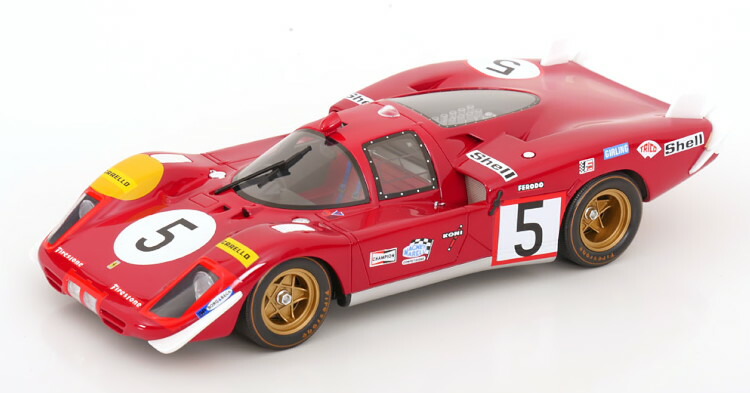 ベルク83 1/18フェラーリ 512S #5 ル・マン24時間 1970Werk83 1:18 Ferrari 512S N5 24h Le Mans 1970 Ickx/Schetty