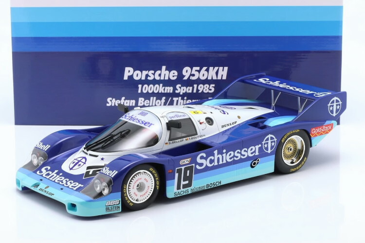 ベルク83 1/12 ポルシェ 956K #19 スパ1000km 1985 ステファン ベロフ/ティエリー ブーツェン Werk83 1:12 Porsche 956K N19 1000km Spa 1985 Stefan Bellof/Thierry Boutsen