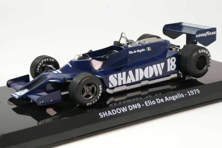 Premium Collectibles 1/24 シャドウ DN9 #18 F1 1979 エリオ デ アンジェリスPremium Collectibles 1:24 Shadow DN9 N18 Formula 1 1979 Elio de Angelis