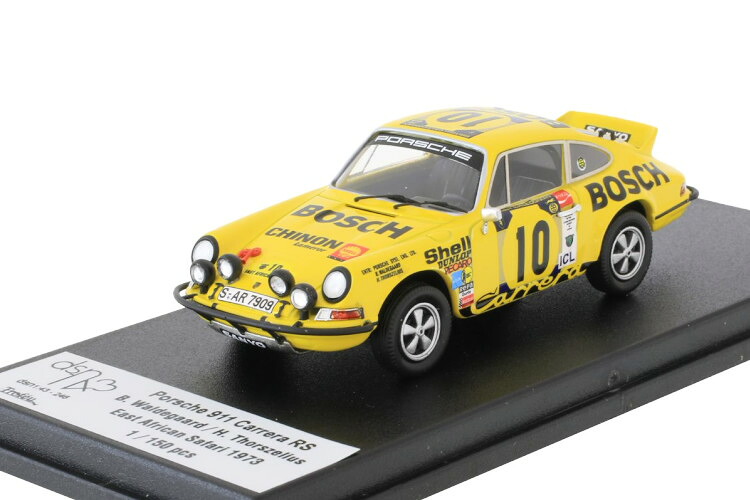 トロフュー 1/43 ポルシェ 911 カレラ RS サファリラリー #10 1973 ビョルン ワルデガルド/ハンス トルゼリウス Trofeu 1:43 Porsche 911 Carrera RS Safari Rally N10 1973 Bj・・rn Waldegard/Hans Thorszelius