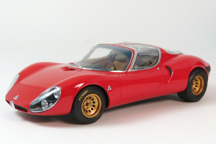 1/43 アルファロメオ 33 ストラダーレ 1967 ミュージアム レッド 1/43 アルファロメオ 33 ストラダーレ 1967 ミュージアム レッド
