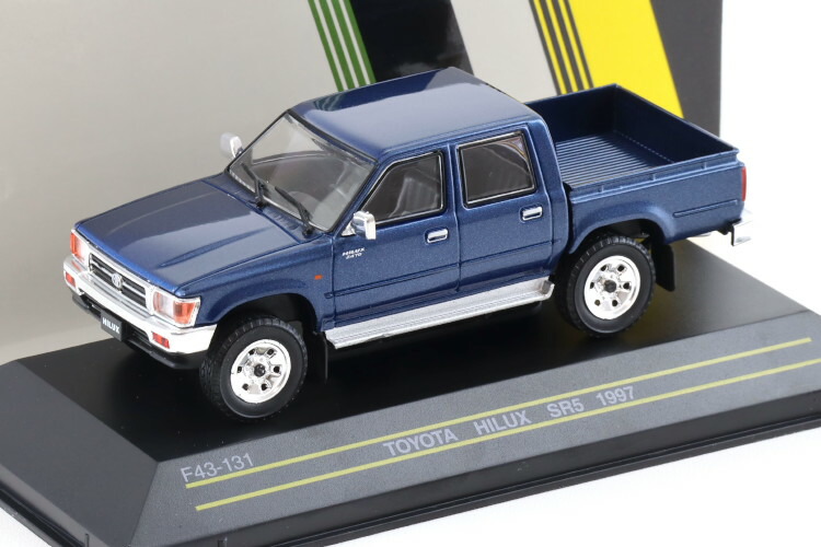 ファースト43 1/43 トヨタ ハイラックス SR5 ピックアップ 1997 ダークブルー First43 1:43 Toyota Hilux SR5 Pickup 1997 dark blue