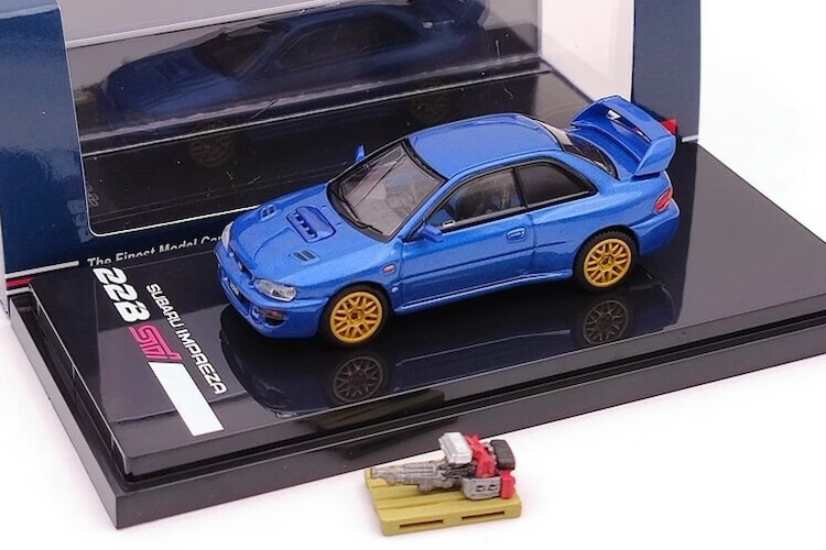 楽天市場】ホビージャパン 1/64 スバル インプレッサ 22B STi