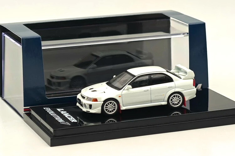 余暇活動ジャパン 1/64 三菱 ランサー GSR 系統発生 5 CP9A 1998 スコーティアホワイト マッドフラップ付き添い人HOBBY JAPAN 1:64 MITSUBISHI LANCER GSR EVOLUTION 5 CP9A 1998 SCORTIA WHITE with Mud flap 乗り物のおもちゃ-車