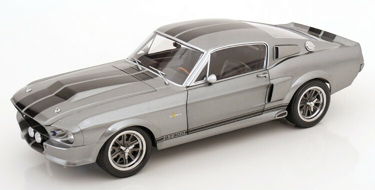 KK-スケール 1/12 フォード マスタング シェルビー GT500 エレノア 『バニシングin60』 1967 グレーメタリック ブラック 開閉KK-Scale 1:12 Ford Mustang Shelby GT500 Eleanor Gone in 60 Seconds 1967 greymetallic black|Reowide モデルカー カタログ SHOP