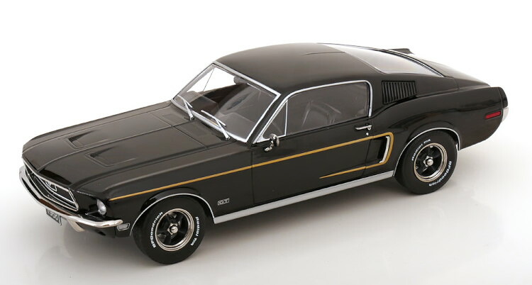 KK-スケール 1/18 フォード マスタング GT ファストバック 1968 ブラック KK-Scale 1:18 Ford Mustang GT Fastback 1968 black