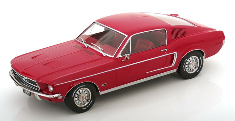 KK-スケール 1/18 フォード マスタング GT ファストバック 1968 レッド KK-Scale 1:18 Ford Mustang GT Fastback 1968 red