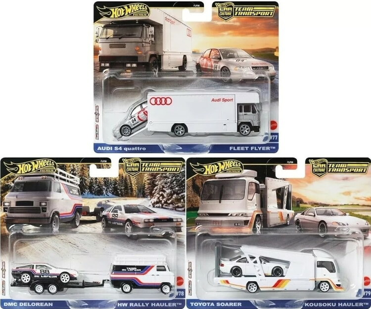 ホットウィール 1/64 2025 鉄道車両一般教養 野球クラブ移送 F入れもの 3台仕掛けるHot Wheels 1:64 2025 Car Culture Team Transport F Case Set of 3 Cars