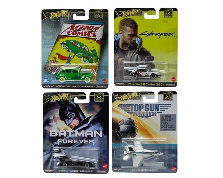 ホットウィール 1/64 2024 ヴィンテージ グランプリ Bケース 5台セット Hot Wheels 1:64 Premium Pop Culture F Case 2024 Assortment