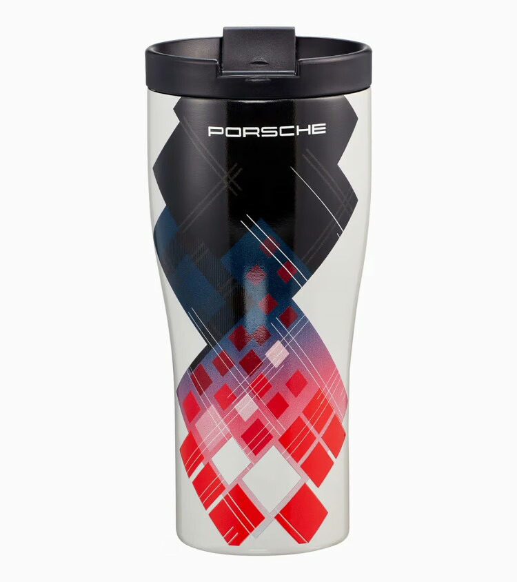 ポルシェ特注  サーモスマグ ポルシェ ターボ #1 寄せあわせ クレスト アイソサーマル 薄墨色Thermos Mug Porsche Turbo N1 Collection Crest Isothermal Grey おもちゃ-車-ミニカー・トイカー