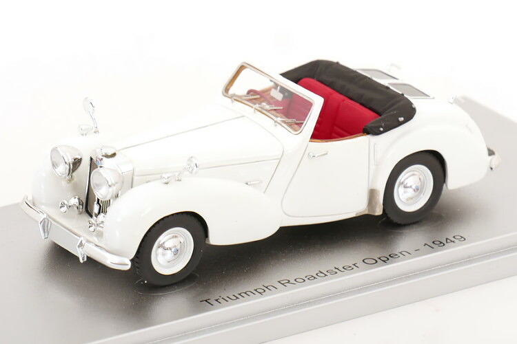 ケス 1/43 トライアンフ ロードスター 1949 ホワイト Kess 1:43 Triumph Roadster 1949 white