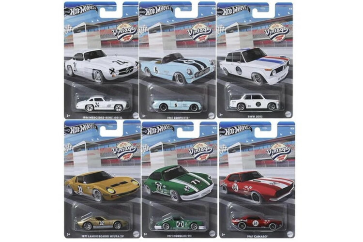2023パール & クローム　シリーズ \"E\"ケース - 6台　セット Amazon | Hot Wheels 2025 PEARL & CHROME SERIES 