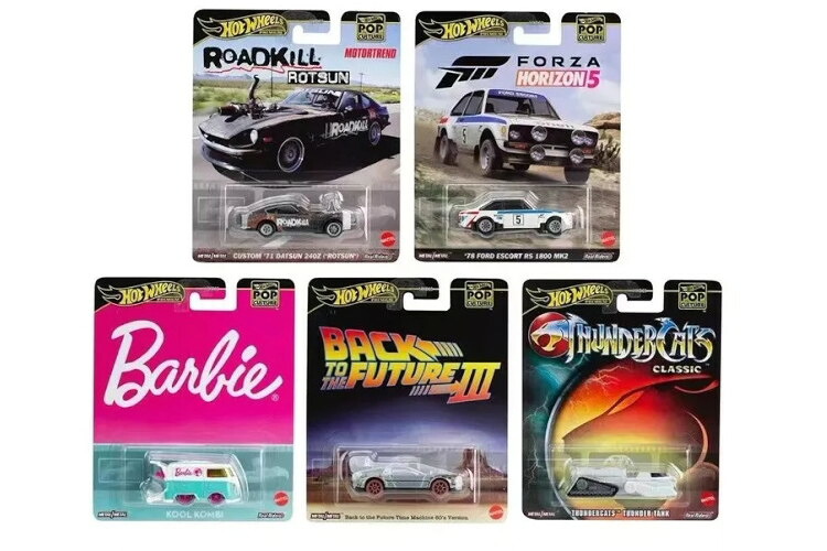 ホットウィール 1/64 2024 ポップカルチャー Aケース 5台セットHot Wheels 1:64 2024 Pop Culture A Case Set of 5 Cars｜Reowide モデルカー カタログ SHOP