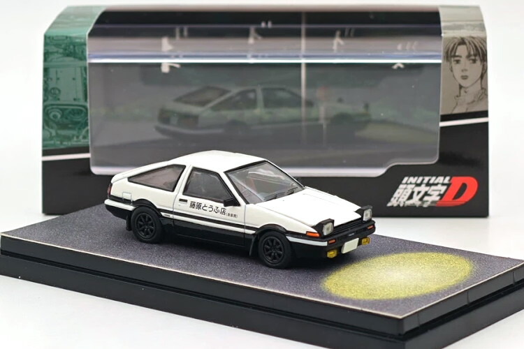 ホビージャパン 1/64 頭文字D FC3S AE86 トレノ ホビージャパン 1/64 トヨタ スプリンター トレノ GT APEX (AE86