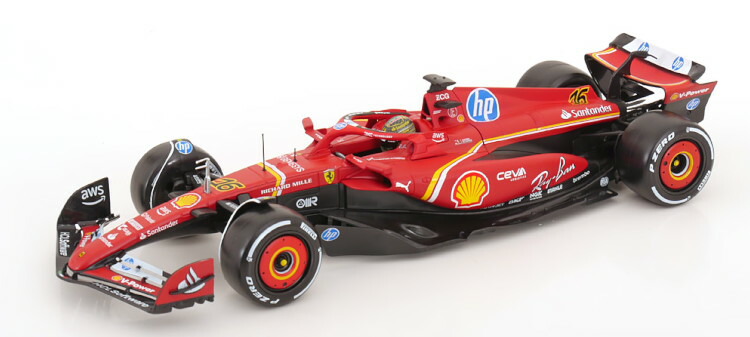 楽天市場】ルックスマート 1/18 フェラーリ SF-24 優勝 モナコ