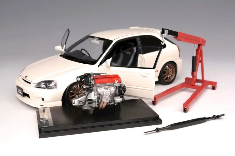 楽天市場】モーターヘリックス 1/18 ホンダ シビック タイプ R