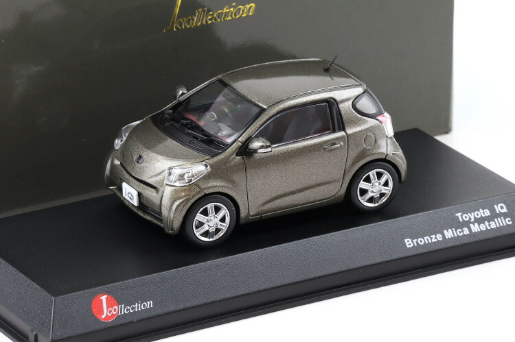 J寄せあわせ 京商 1/43 トヨタ iQ ブロンズマイカメタリックJ-Collection Kyosho 1:43 Toyota IQ Bronze Mica metallic 乗り物のおもちゃ-おもちゃ-ミニカー・トイカー