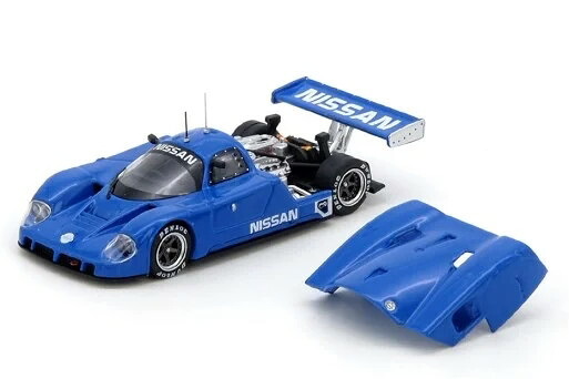 イノモデル 1/64 日産 R89C 青色 エンジンカウル脱着式INNO model 1:64 Nissan R89C Blue Engine Cowl Detachable 乗り物のおもちゃ-ミニカー・トイカー-車