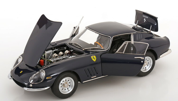 CMC 1/18 フェラーリ 275 GTB/C テクノクラシカ 2022 1966 うす暗い青色 400台制限事項 開閉CMC 1:18 Ferrari 275 GTB/C Techno Classica 2022 1966 darkblue Limited 400 pcs