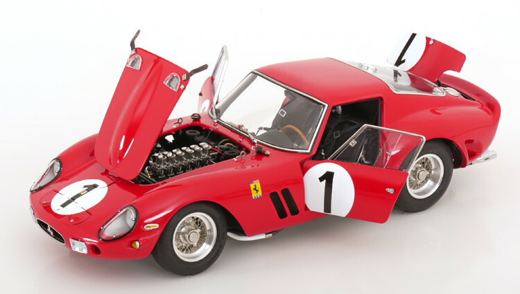 CMC 1/18 フェラーリ 250 GTO #1 勝ちとる 1000粁 光の都市 1962 ロドリゲス/ロドリゲス 2200台押さえる 開閉CMC 1:18 Ferrari 250 GTO N1 Winner 1000粁 Paris 1962 Rodriguez/Rodriguez Limited 2200 pcs