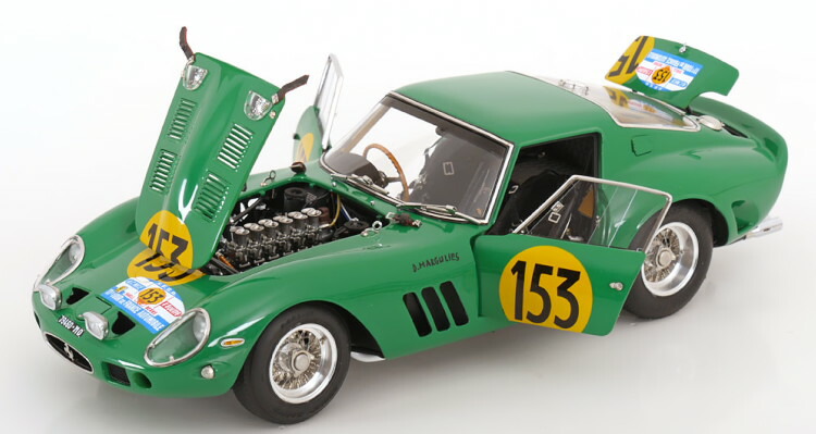 CMC 1/18 フェラーリ 250 GTO #153 ツール ド フランス 1962 Piper/Margulies 2200台限定 開閉 CMC 1:18 Ferrari 250 GTO N153 Tour de France 1962 Piper/Margulies Limited 2200 pcs