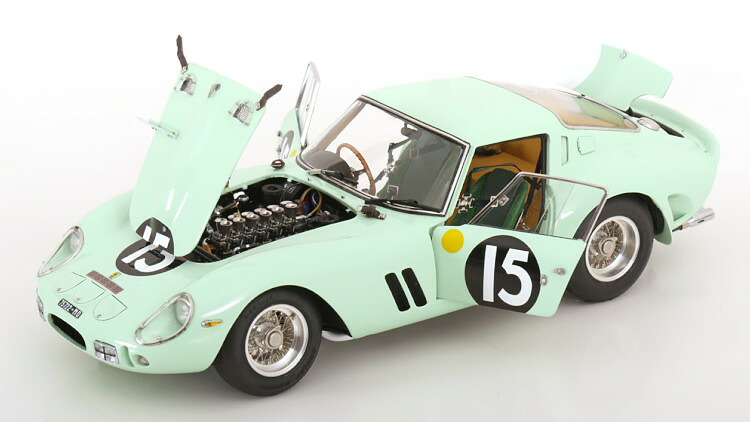 CMC 1/18 フェラーリ 250 GTO #15 優勝 グッドウッド 1962 アイルランド 2200台限定 開閉 CMC 1:18 Ferrari 250 GTO N15 Winner Goodwood 1962 Ireland Limited 2200 pcs