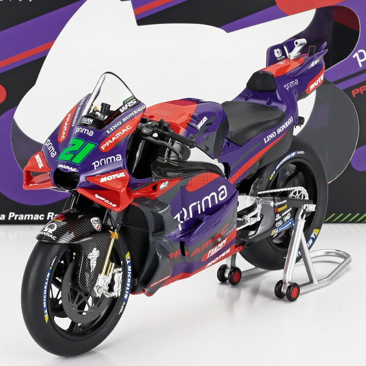NZG 1/12 ドゥカティ デスモセディチ グランプリ24 チーム プラマック レーシング #21 MotoGP シーズン 2024 フランコ モルビデリNZG 1:12 DUCATI DESMOSEDICI GP24 TEAM PRAMAC RACING N21 MOTOGP SEASON 2024 FRANCO MORBIDELLI|Reowide モデルカー カタログ SHOP