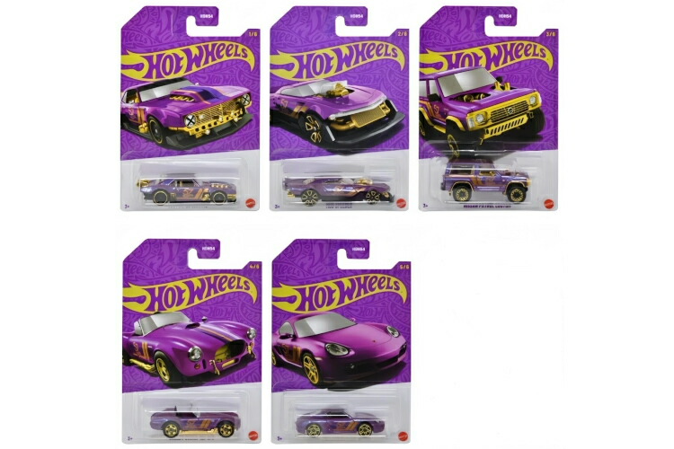 楽天市場】ホットウィール 1/64 パール＆クローム 2023 Eケース 5台