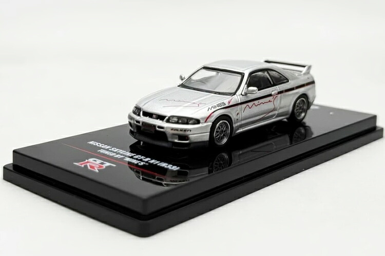 イノ64 1/64 日産 GT-R R33 #1 マインズ チューンド シルバー INNO64 1:64 Nissan GT-R N1 R33 Tuned BY MINE'S Silver
