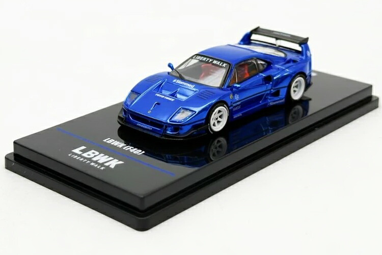 イノ64 1/64 LBWK F40 クロームブラック チェイスカーINNO64 1:64 LBWK F40 Chrome Black Chase car|Reowide モデルカー カタログ SHOP
