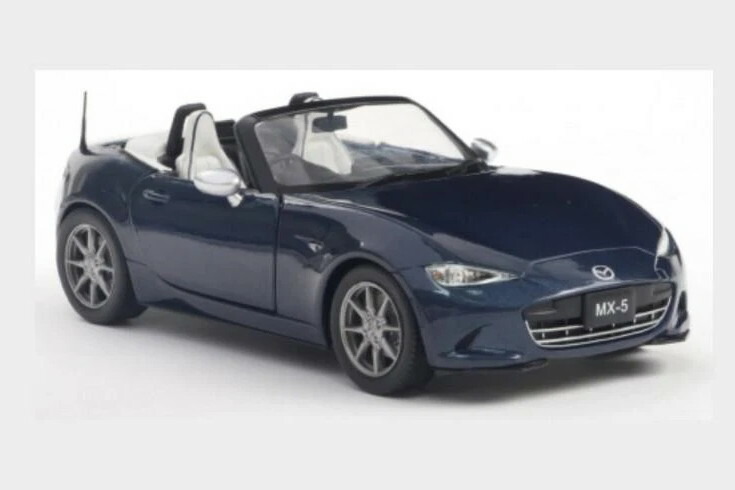 ホワイトボックス 1/24 マツダ MX-5 ロードスター 2019 ダークブルーメタリックWhite Box 1:24 Mazda MX-5 Roadster year 2019 dark blue metallic|Reowide モデルカー カタログ SHOP