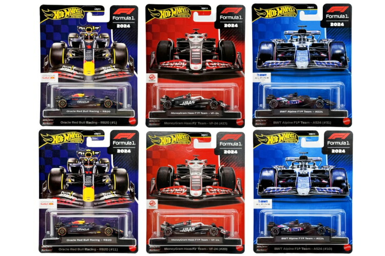楽天市場】ホットウィール 1/64 フォーミュラ1 F1レーシング 5台
