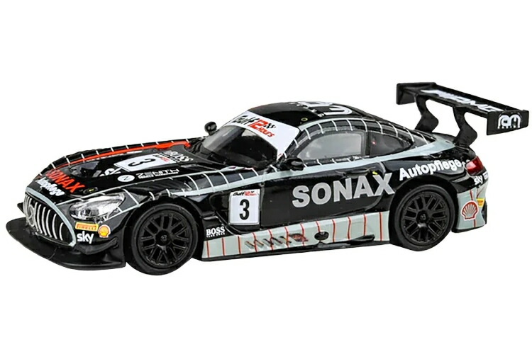 Para64 1/64 メルセデス AMG GT3 Evo 2021 #3 ガルフ12時間 RAM レーシング ソナックス ディスプレイショーケース付き Para64 1:64 Mercedes AMG GT3 Evo 2021 N3 Gulf 12H Ram Racing Sonax Display Showcase