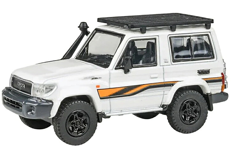Para64 1/64 トヨタ ランドクルーザー LC71 2023 ホワイト 70周年記念 ディスプレイPara64 1:64 Toyota Land Cruiser LC71 2023 White 70th Anniversary Display Showcase｜Reowide モデルカー カタログ SHOP
