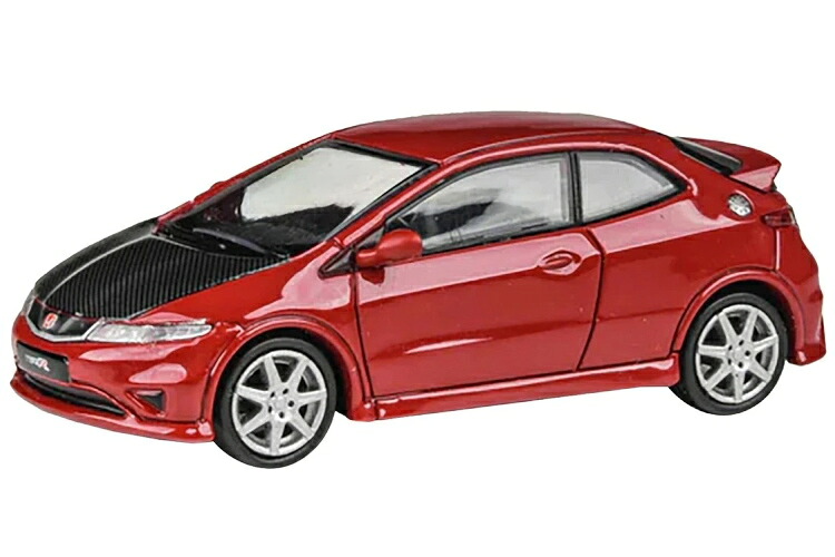 Para64 1/64 ホンダ シビック タイプR FN2 2007 レッドカーボン ディスプレイPara64 1:64 Honda Civic Type R FN2 2007 Red Carbon Display Showcase｜Reowide モデルカー カタログ SHOP