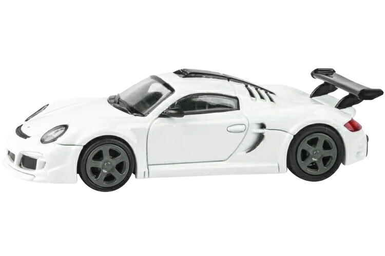 Para64 1/64 ポルシェ 2012 ルーフ CTR3 グランプリホワイト ディスプレイショーケース付き Para64 1:64 Porsche 2012 RUF CTR3 Grand Prix White Display Showcase