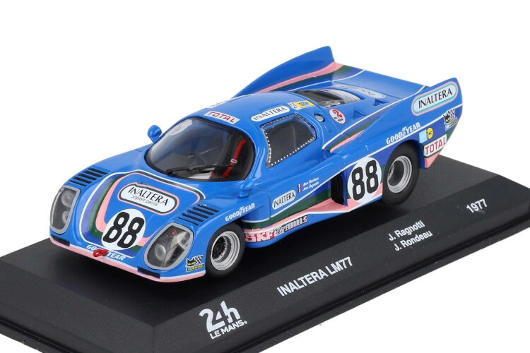 アルタヤ 1/43 イナルトラ LM77 #88 GTPクラス優勝 ル・マン24時間 1977 ジャン ラニョッティ/ジャン ロンドー Altaya 1:43 Inaltera LM77 N88 Winner GTP 24h LeMans 1977 Jean Ragnotti/Jean Rondeau