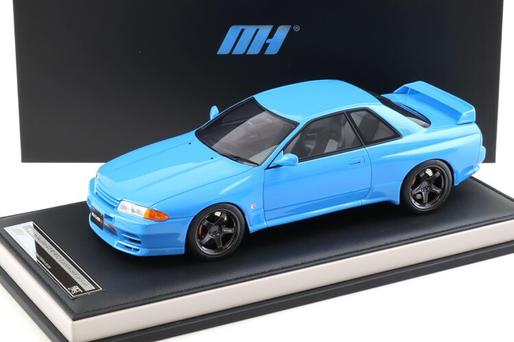 モーターヘリックス 1/18 ニッサン スカイライン GT-R R32 クーペ カスタマイズドバージョン 1989 ブルー 99台限定Motorhelix 1:18 NISSAN SKYLINE GT-R (R32) COUPE CUSTOMIZED VERSION 1989 BLUE LIMITED 99 pcs｜Reowide モデルカー カタログ SHOP