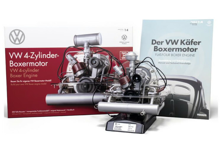 Franzis 1/4 フォルクスワーゲン 4気筒 ボクサーエンジン 1949-1953 キット Franzis 1:4 Volkswagen VW 4-cylinder boxer engine Year 1949-1953 Kit
