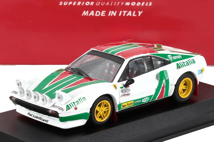 限りない模範例 1/43 フェラーリ 308 GTB Gr.4 ナイト爵 変わり種 #0 マケラ アリタ後押し ラリー 1980BEST-MODEL 1:43 FERRARI 308 GTB Gr.4 (night version) N0 TUNING MAKELA ALITALIA RALLY 1980