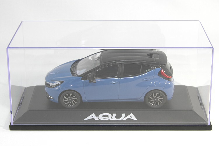 楽天市場】トヨタ特注 1/30 新型 アクア グレイッシュブルー カラー