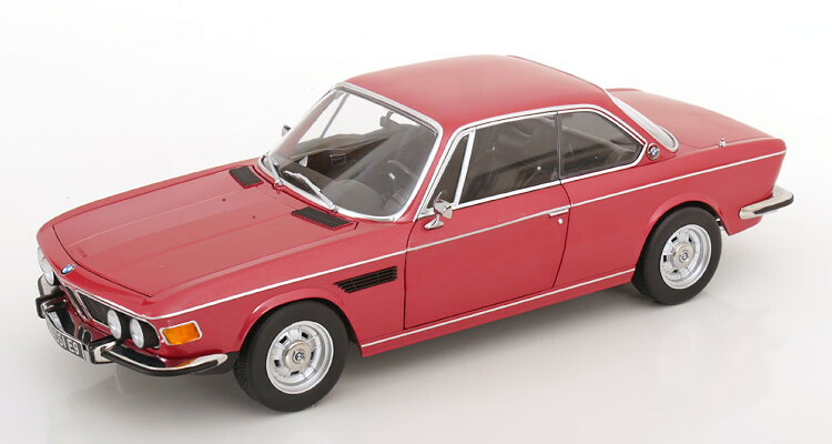 KK-スケール 1/12 BMW 3.0 CSI E9 アルミホイール 1971 レッドメタリック 開閉KK-Scale 1:12 BMW 3.0 CSI E9 with Alloy Rims 1971 redmetallic｜Reowide モデルカー カタログ SHOP 36,920円