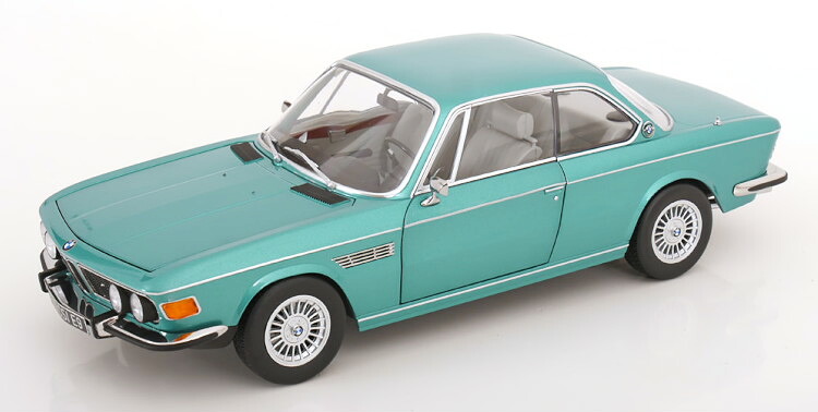 KK-スケール 1/12 BMW 3.0 CSI E9 アルピナホイール 1971 ターコイズメタリック 開閉KK-Scale 1:12 BMW 3.0 CSI E9 with Alpina rims 1971 turquoisemetallic|Reowide モデルカー カタログ SHOP