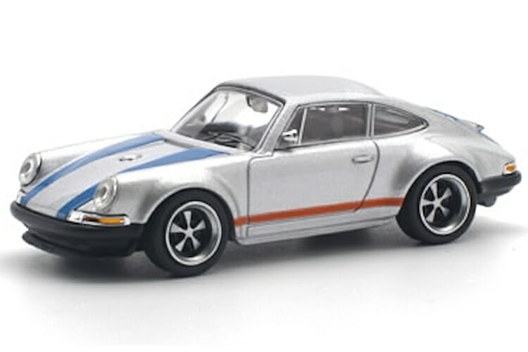 ポップレース 1/64 ポルシェ シンガー 964 シルバー Pop Race 1:64 Porsche Singer 964 Silver